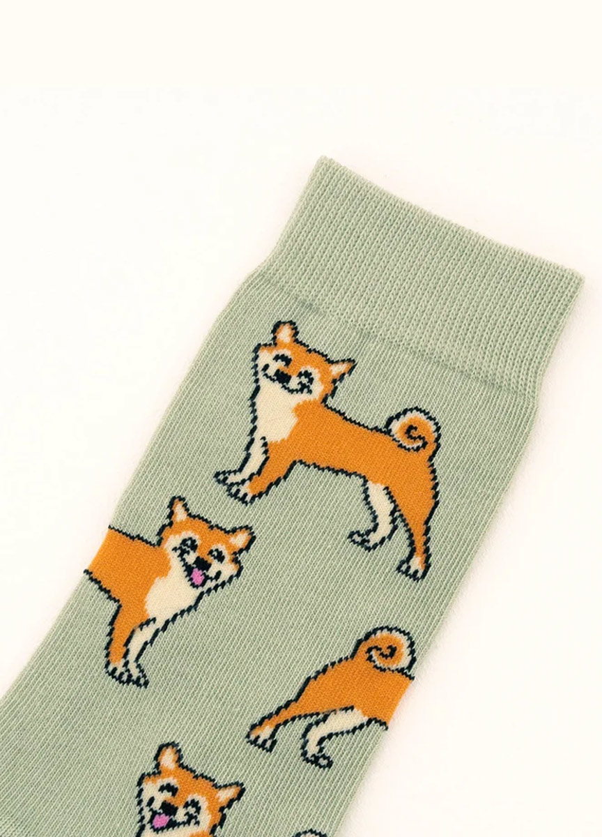 柴犬棉襪